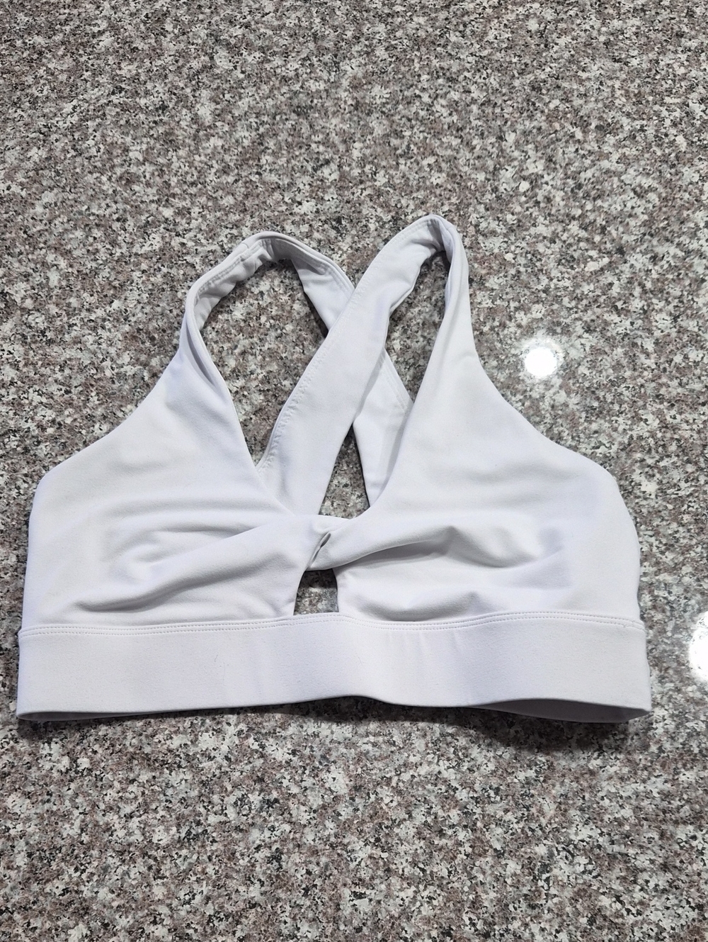 Fabletics White Crisscross Sports Bra